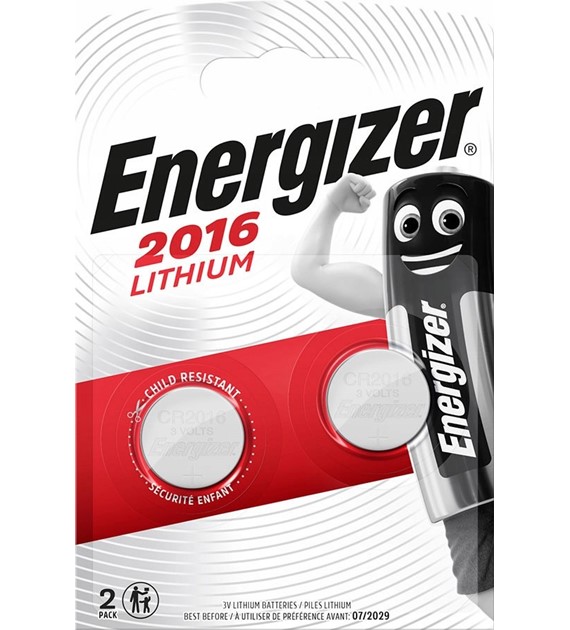 Bateria Energizer CR2016 3V 2szt.